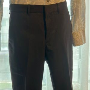 Extra slim men’s slacks, 30/30 dark brown